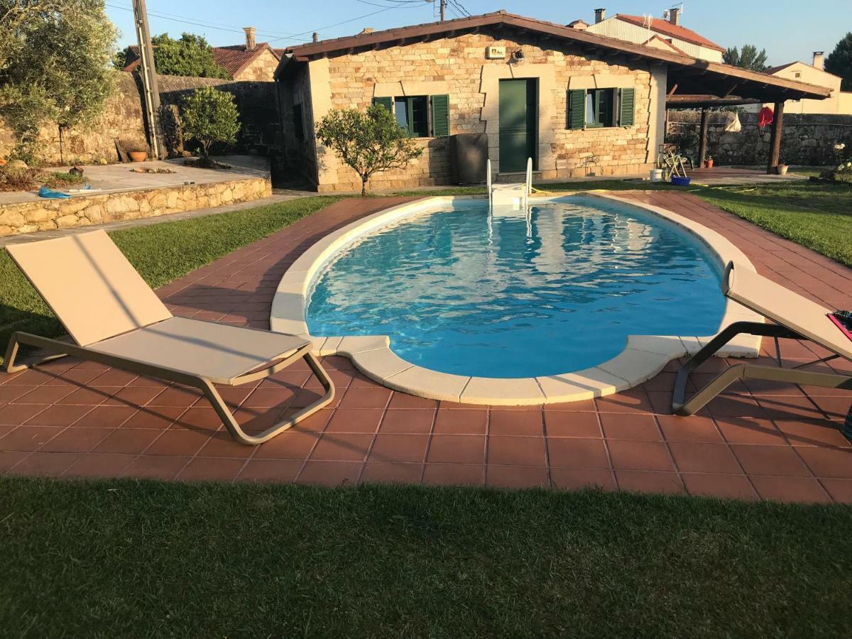 Casa Rustica Piscina, Apartadino Pobra Do Caraminal Exteriör bild