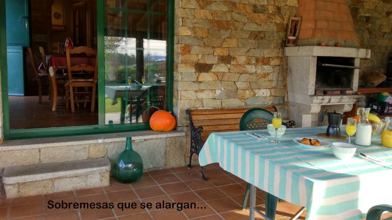 Casa Rustica Piscina, Apartadino Pobra Do Caraminal Exteriör bild